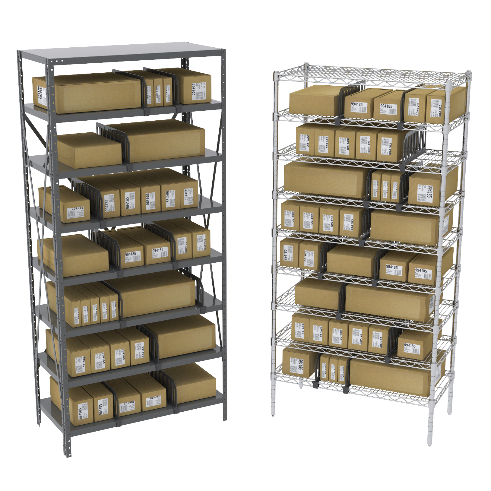 AkroMils Introduces Plastic Shelf Dividers